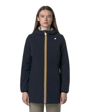 Giacca Donna K-Way Denise St Warm Double Blu-Beige