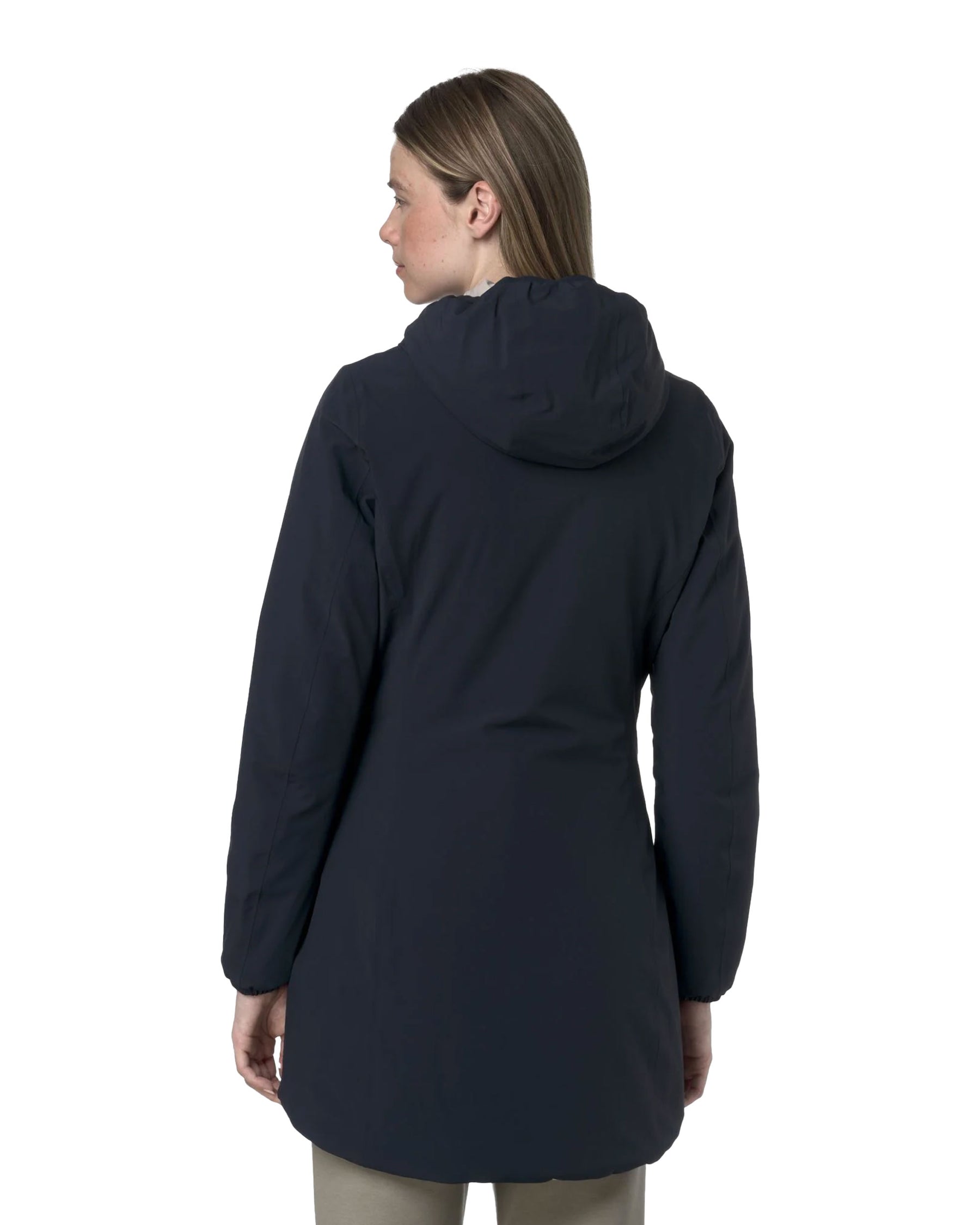 Giacca Donna K-Way Denise St Warm Double Blu-Beige