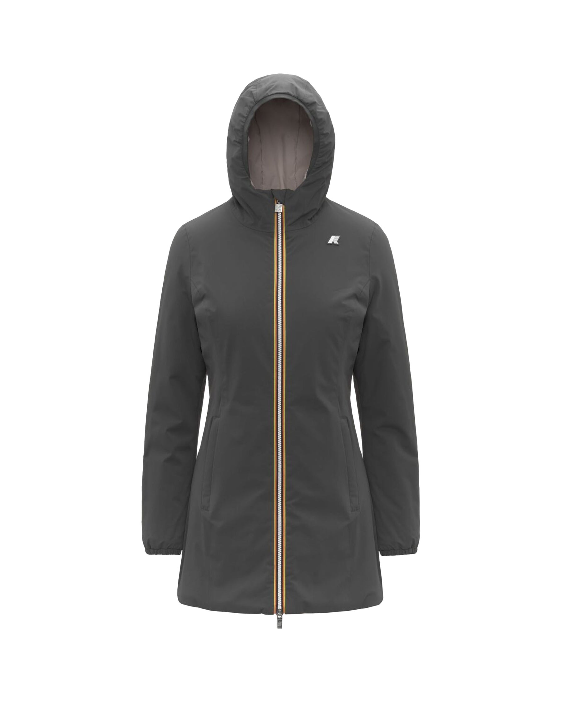 Giacca Donna K-Way Denise St Warm Double Grigio Beige