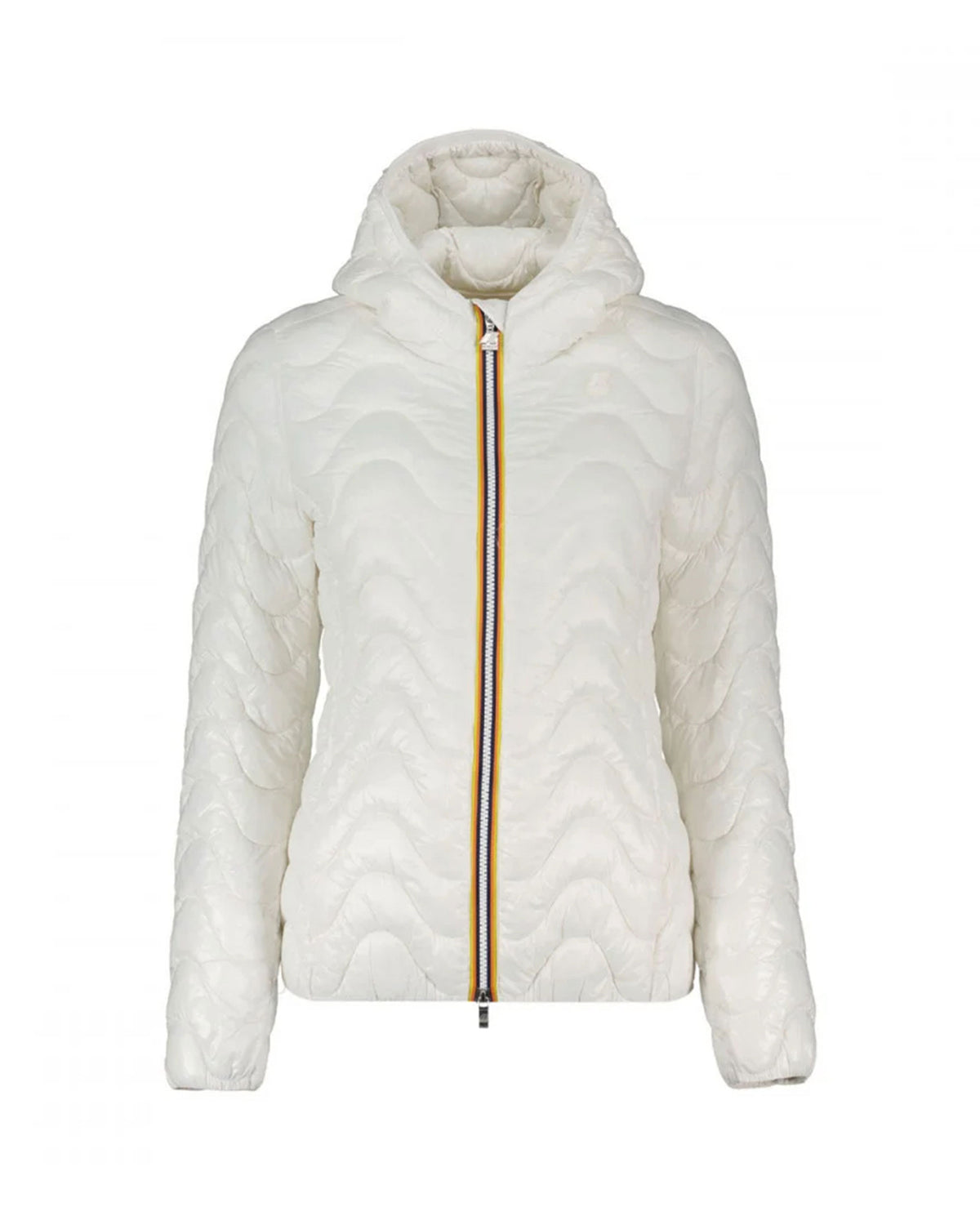 Woman's Jacket K-Way Lily Eco Warm White