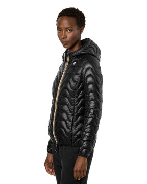 Woman's Jacket K-Way Lily Eco Warm Black