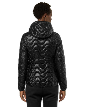 Woman's Jacket K-Way Lily Eco Warm Black