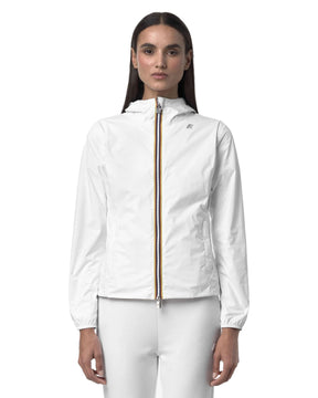 Giacca Donna K-Way Lily Plus .2 Double Bianco Nero
