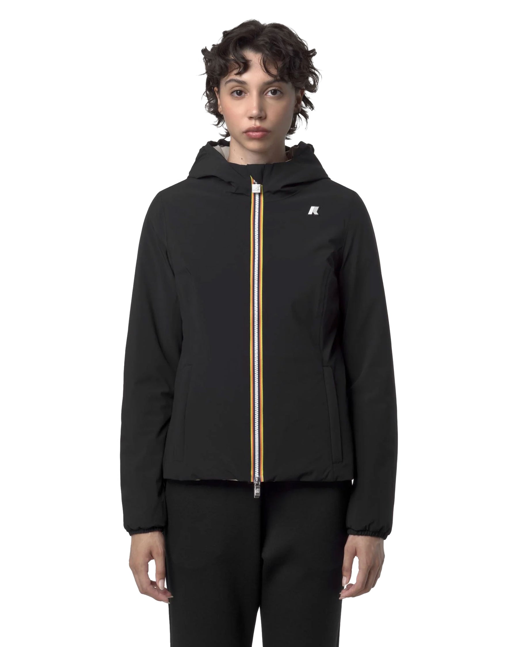 Woman's Jackets K-Way Lily St Warm Double Black
