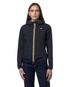 Giacca Donna K-Way Lily Stretch Dot Blu