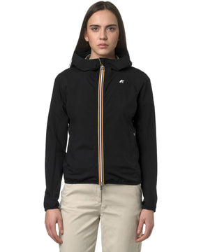 Women's Jacket K-Way Lily Stretch Dot Black