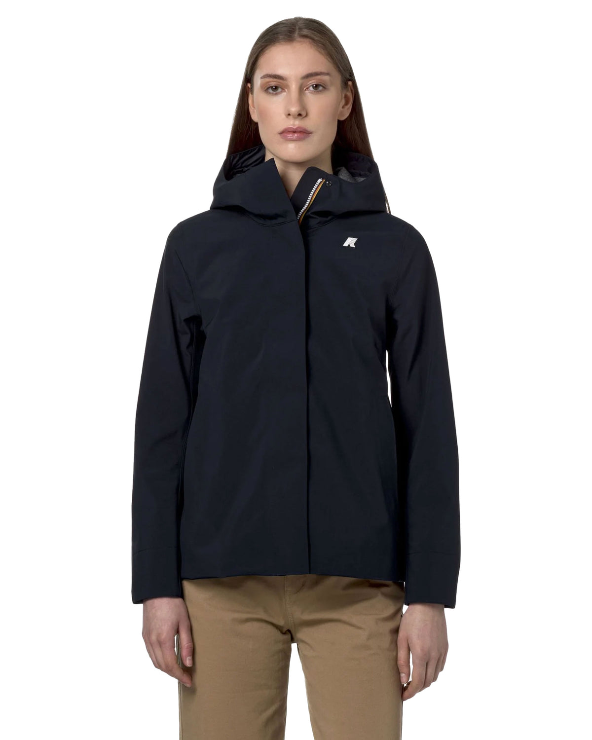 Woman's Jackets K-Way Madalina Bonded Jersey Blue