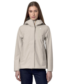 Giacca Donna K-Way Madalina Bonded Jersry Beige