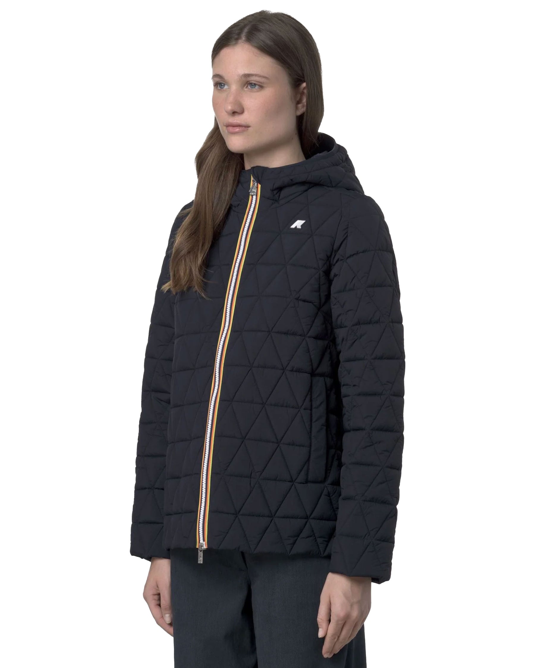 Giacca Donna K-Way Madaline Diamond Quilted Warm Blu
