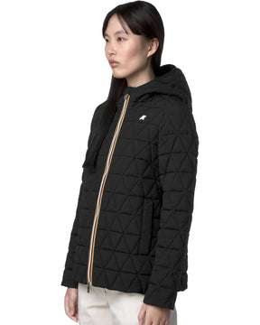 Giacca Donna K-Way Madaline Diamond Quilted Warm Nero