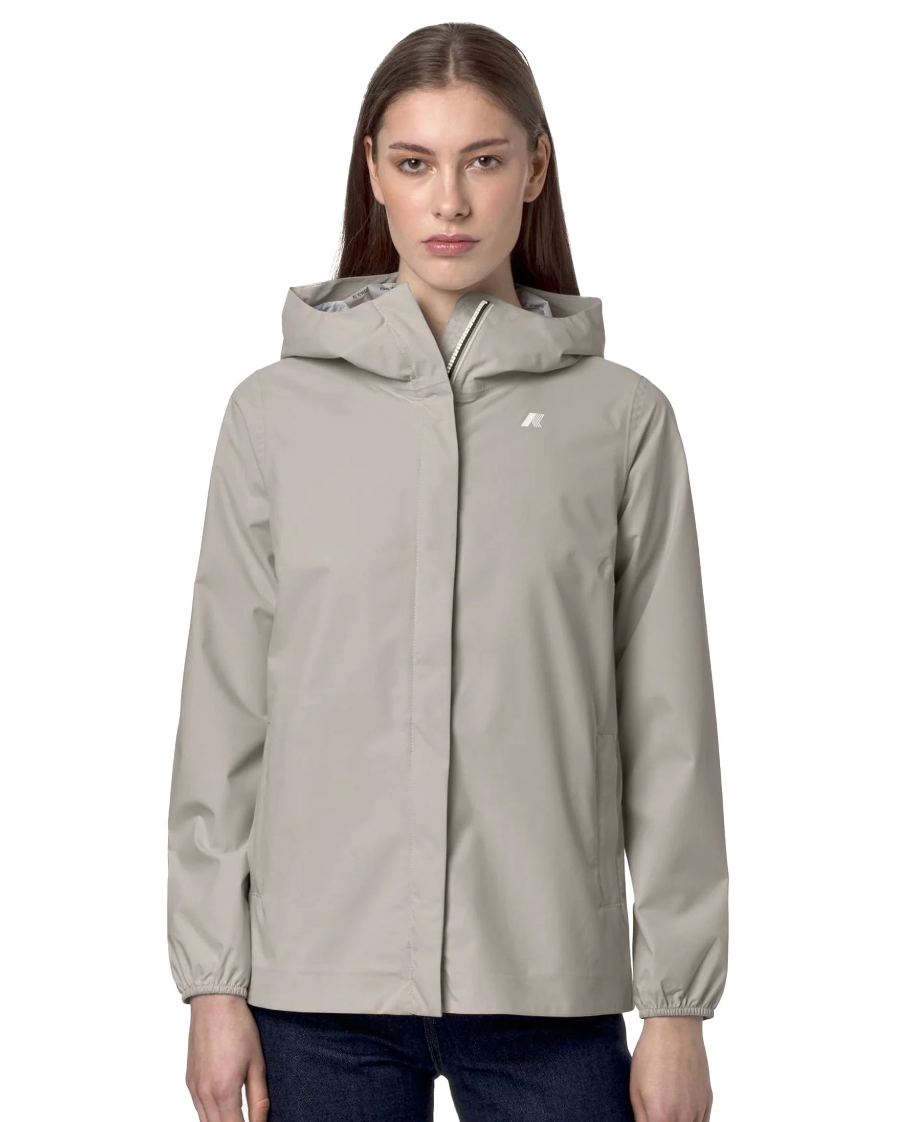 Giacca Donna K-Way Marguerite Stretch Dot Beige
