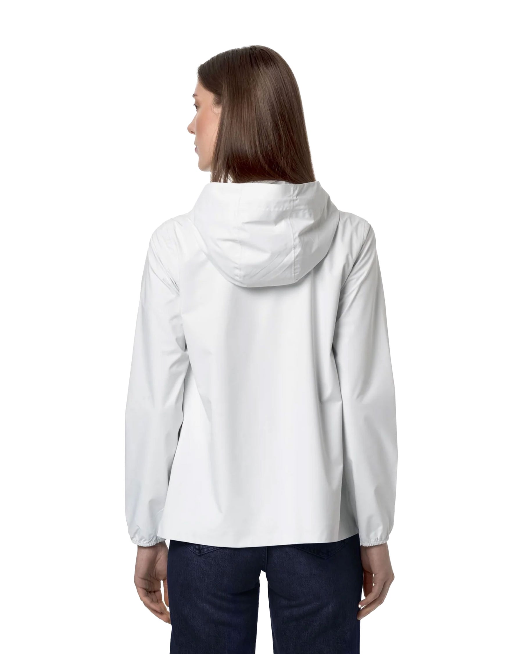 Woman's Jackets K-Way Marguerite Stretch Dot White