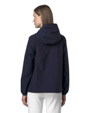 Giacca Donna K-Way Marguerite Stretch Poly Jersey Blu