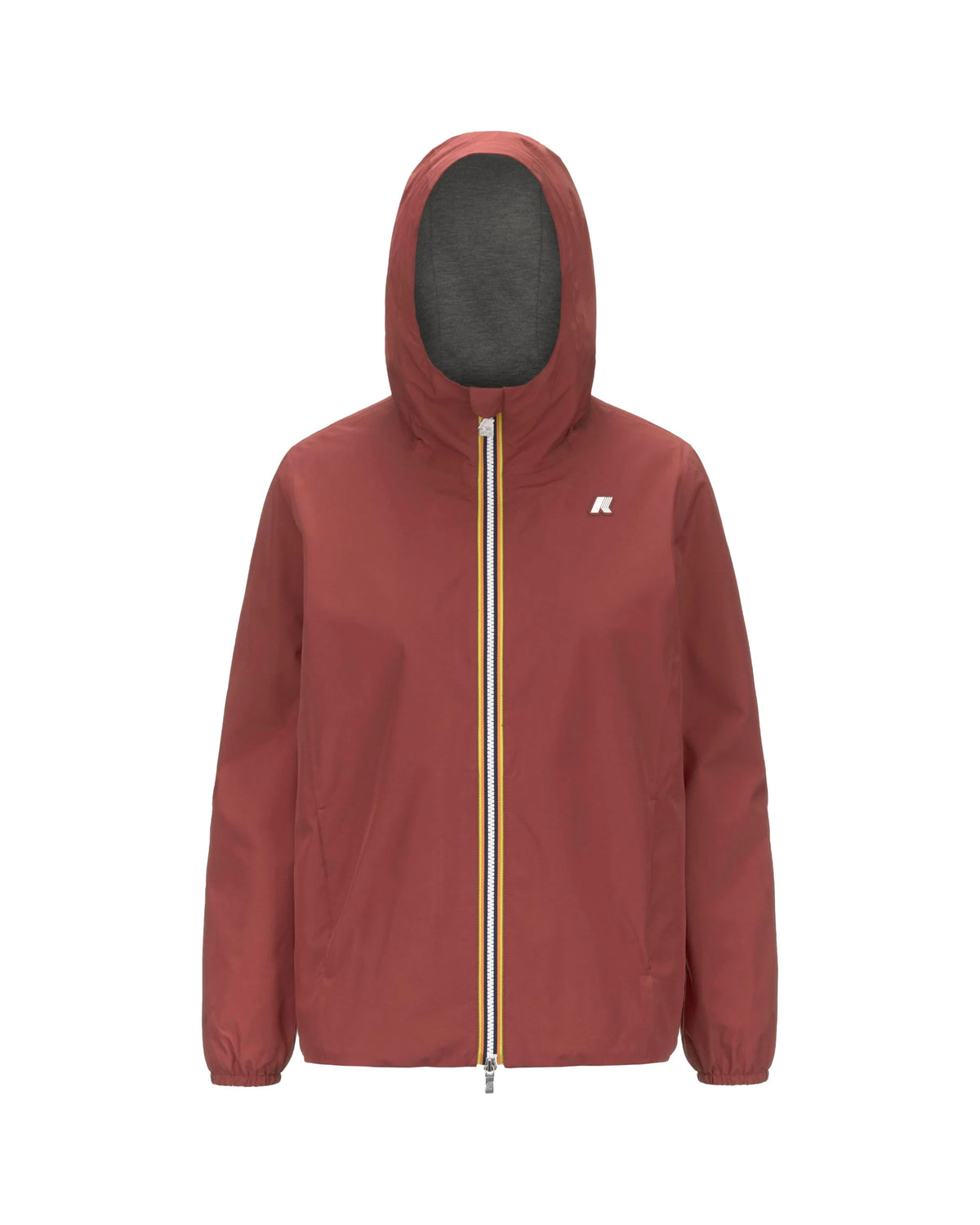 Women's Jacket K-Way Marguerite Stretch Poly Jersey Bordeaux
