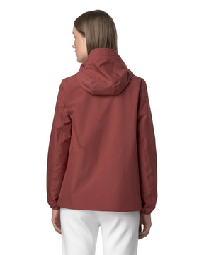 Giacca Donna K-Way Marguerite Stretch Poly Jersey Bordeaux