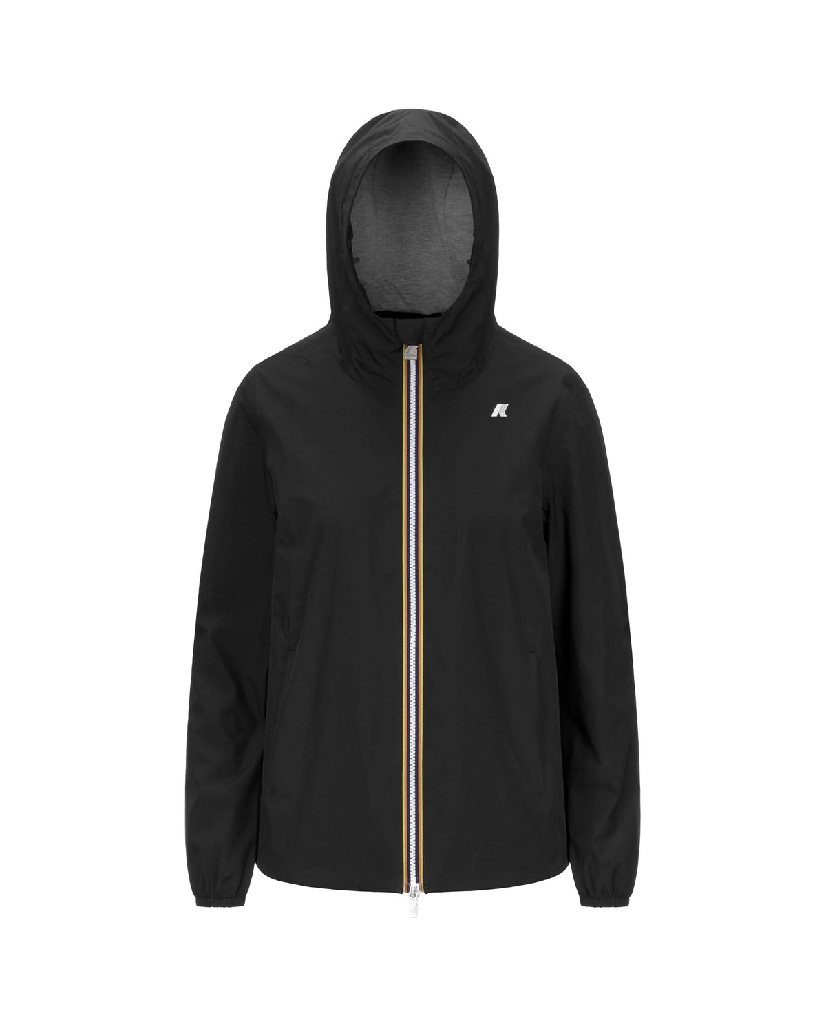 Women's Jacket K-Way Marguerite Stretch Poly Jersey Black