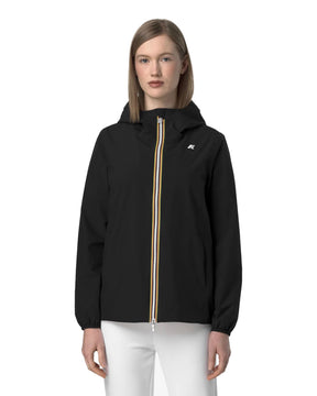 Giacca Donna K-Way Marguerite Stretch Poly Jersey Nero