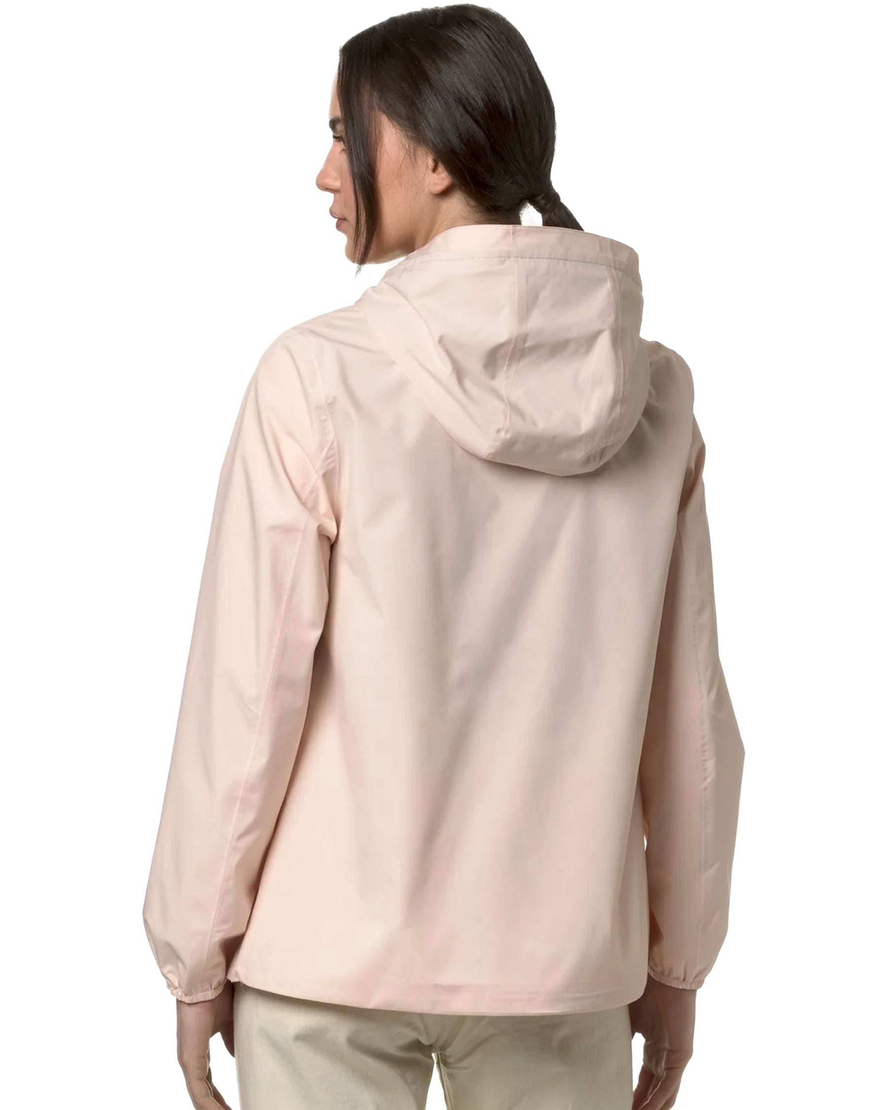Woman's Jacket K-Way Marguerite Stretch Poly jersey Pink