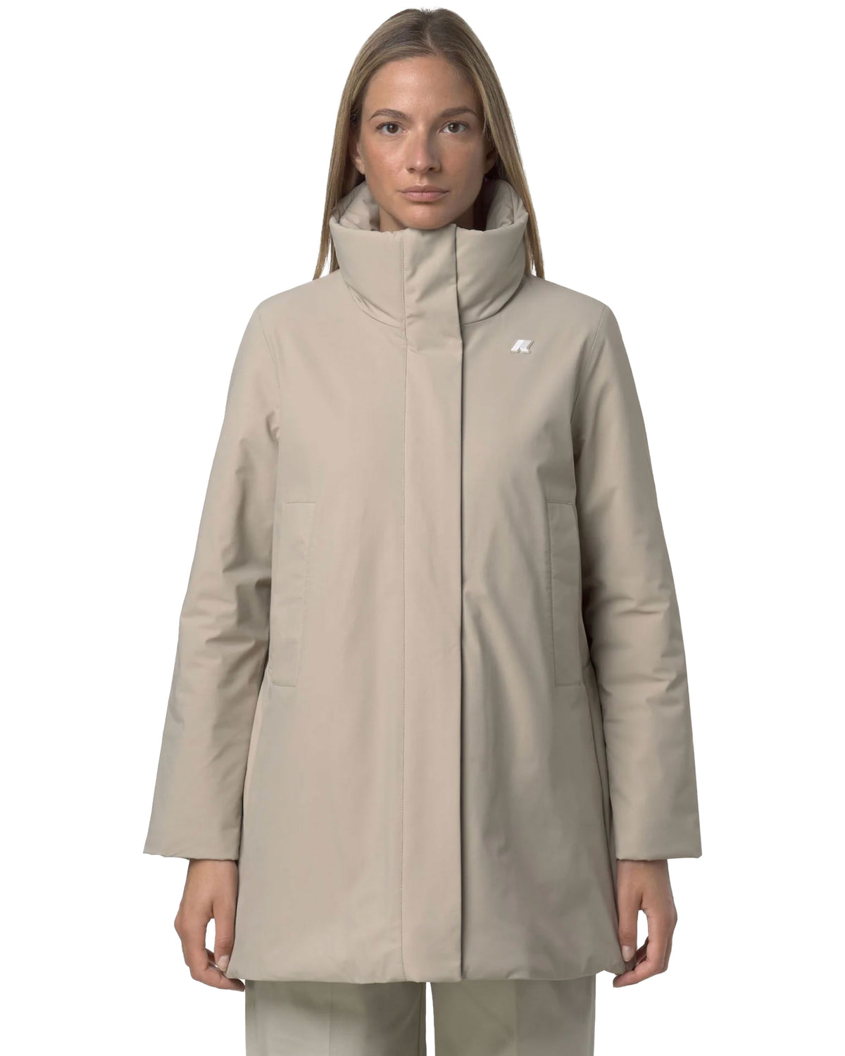 Woman's Jackets K-Way Marla St Warm Beige