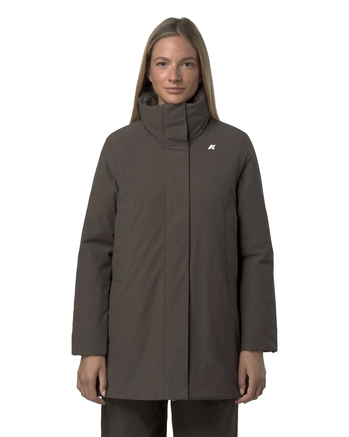 Woman's Jackets K-Way Marla St Warm Black Olive