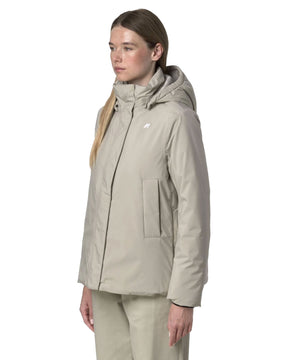 Giacca Donna K-Way Marlette Soft Touch Marmotta Beige