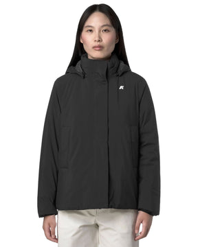 Giacca Donna K-Way Marlette Soft Touch Marmotta Nero