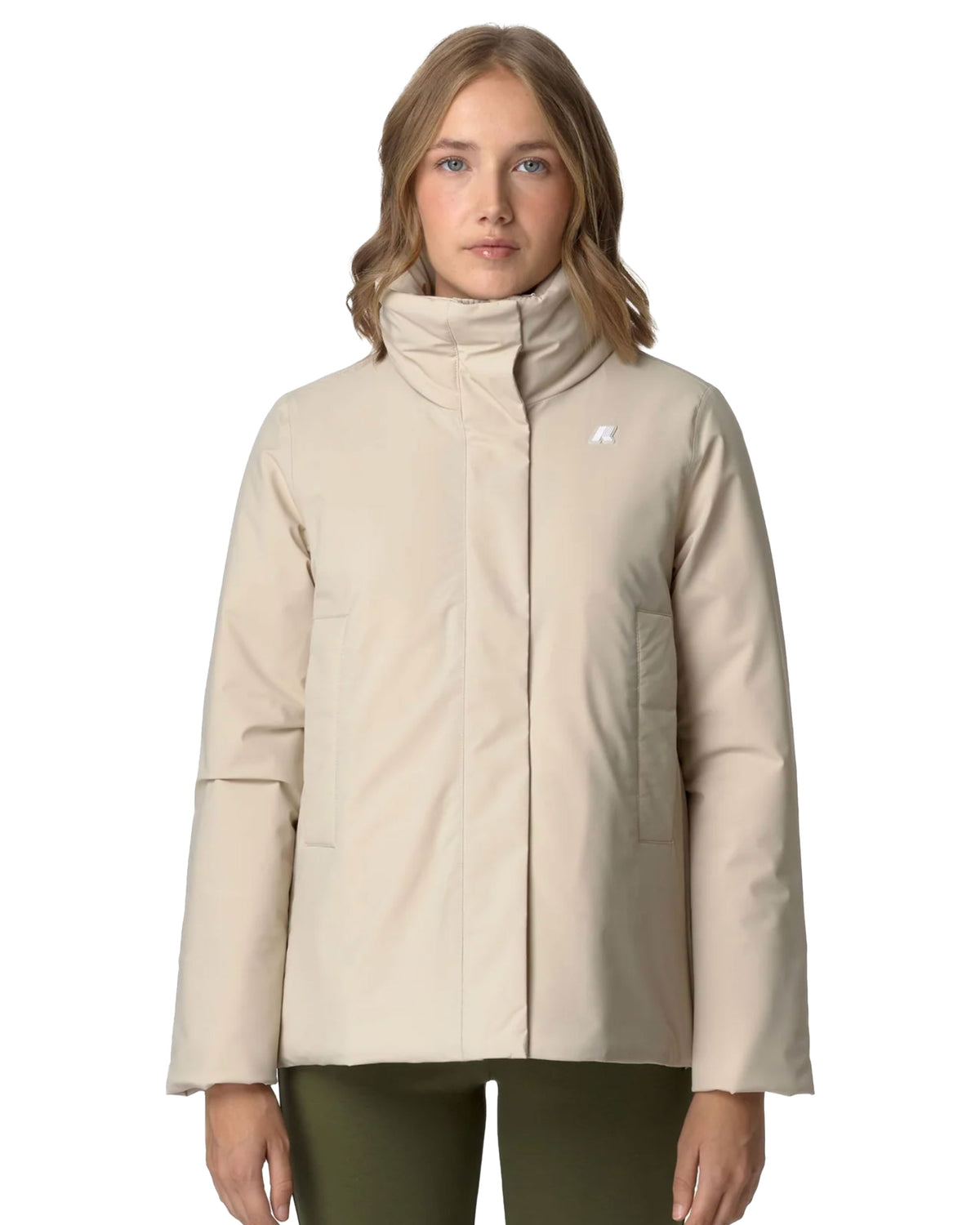 Giacca Donna K-Way Marlette St Warm Beige