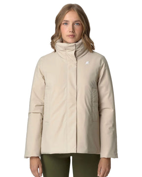 Giacca Donna K-Way Marlette St Warm Beige