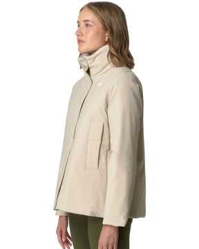 Giacca Donna K-Way Marlette St Warm Beige