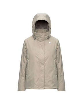 Giacca Donna K-Way Marlette Twill Soft Beaver Beige