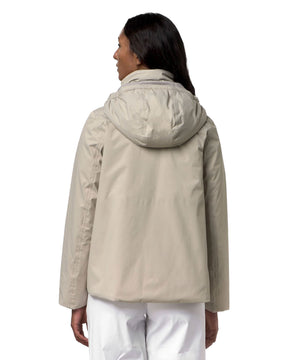 Giacca Donna K-Way Marlette Twill Soft Beaver Beige