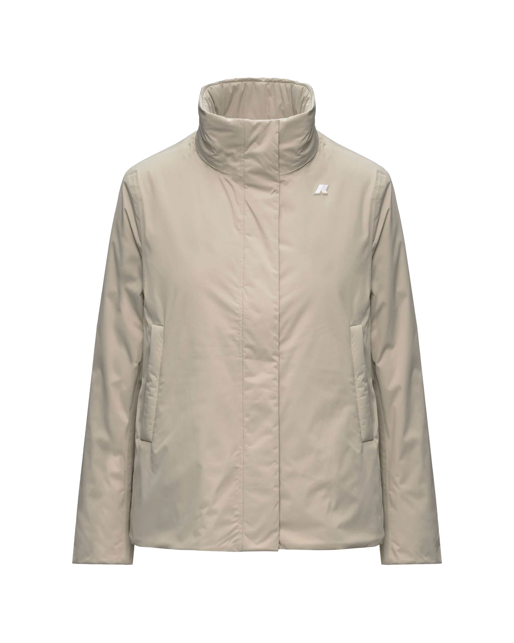Giacca Donna K-Way Marlette Twill Soft Beaver Beige
