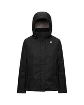 Giacca Donna K-Way Marlette Twill Soft Beaver Nero