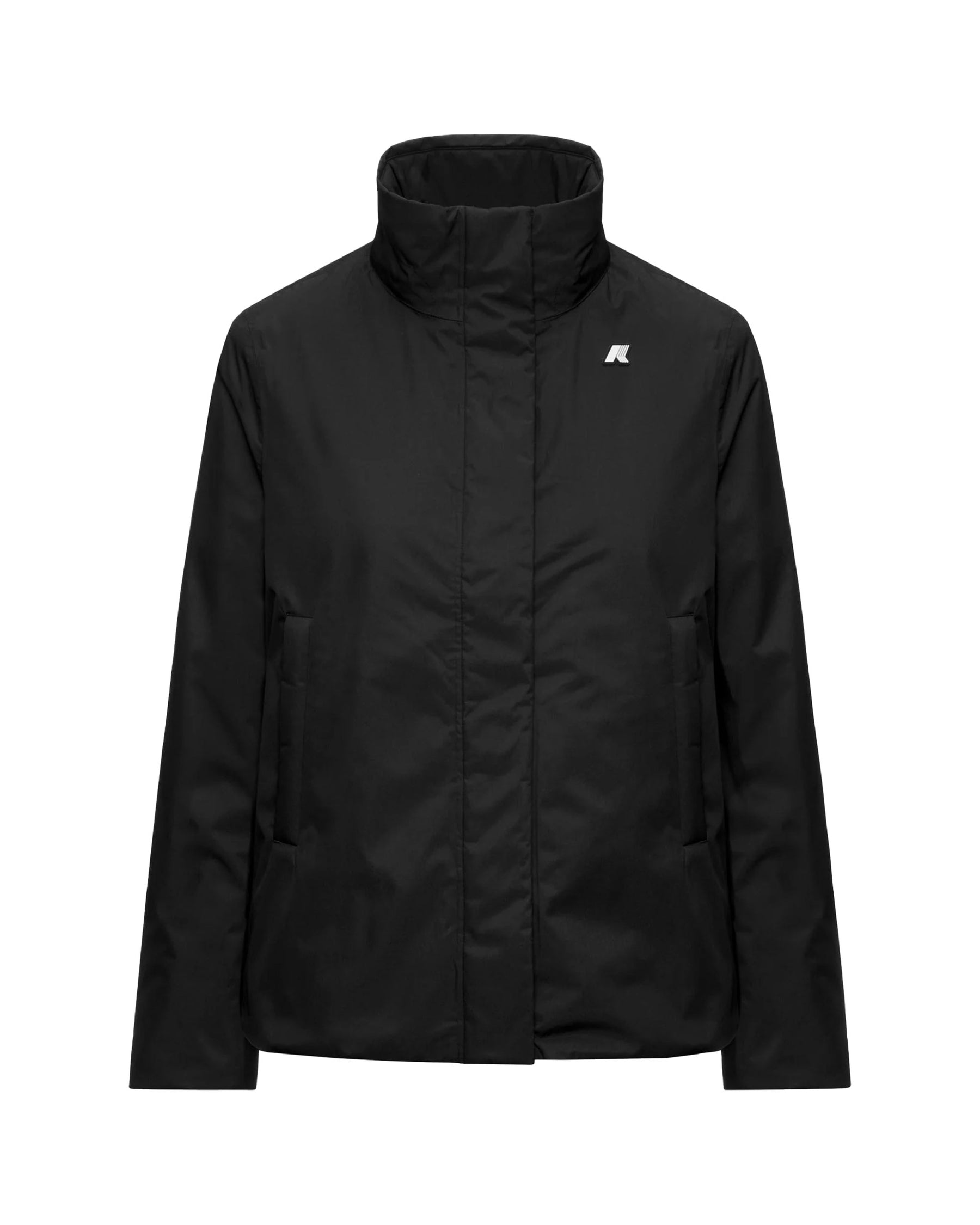 Giacca Donna K-Way Marlette Twill Soft Beaver Nero