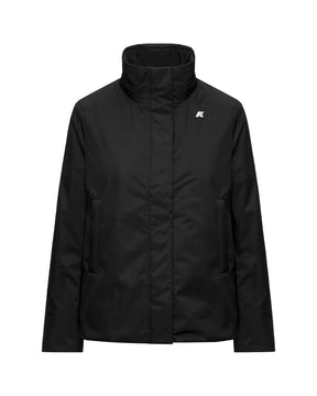 Giacca Donna K-Way Marlette Twill Soft Beaver Nero
