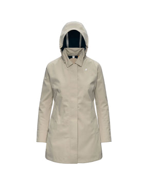 Giacca Donna K-Way Mathy Bonded Beige