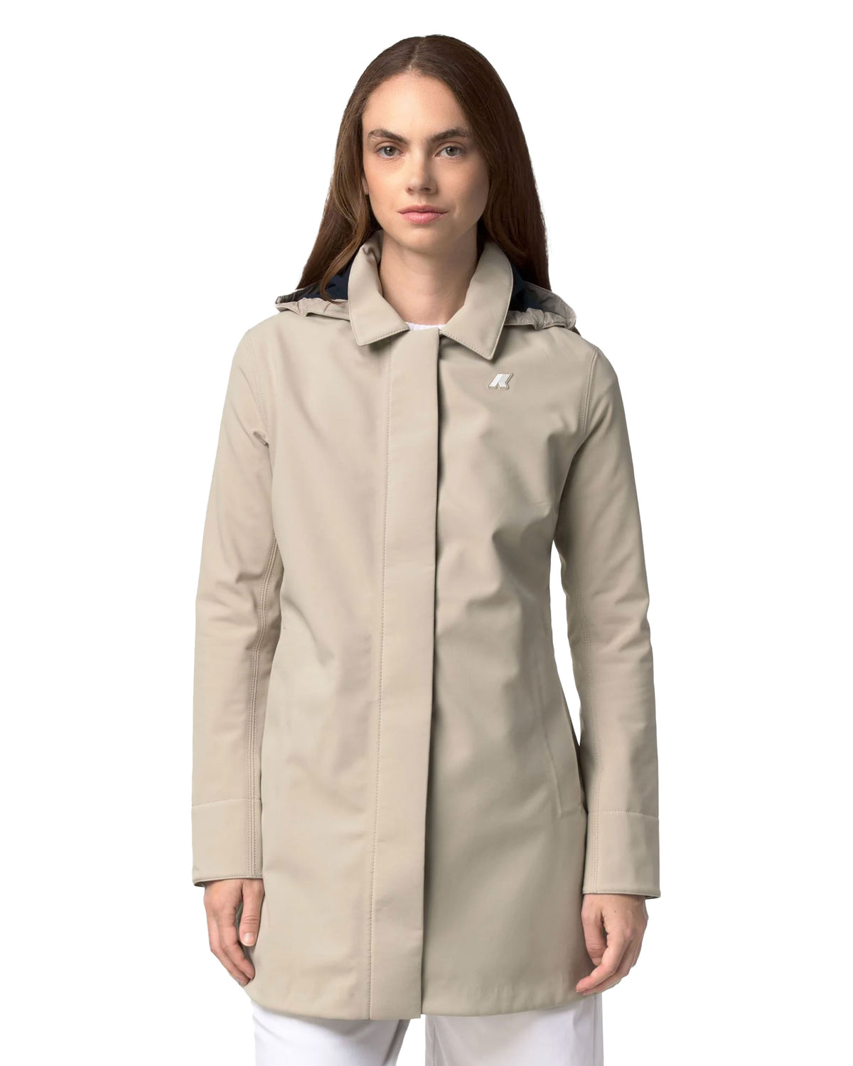 Giacca Donna K-Way Mathy Bonded Beige