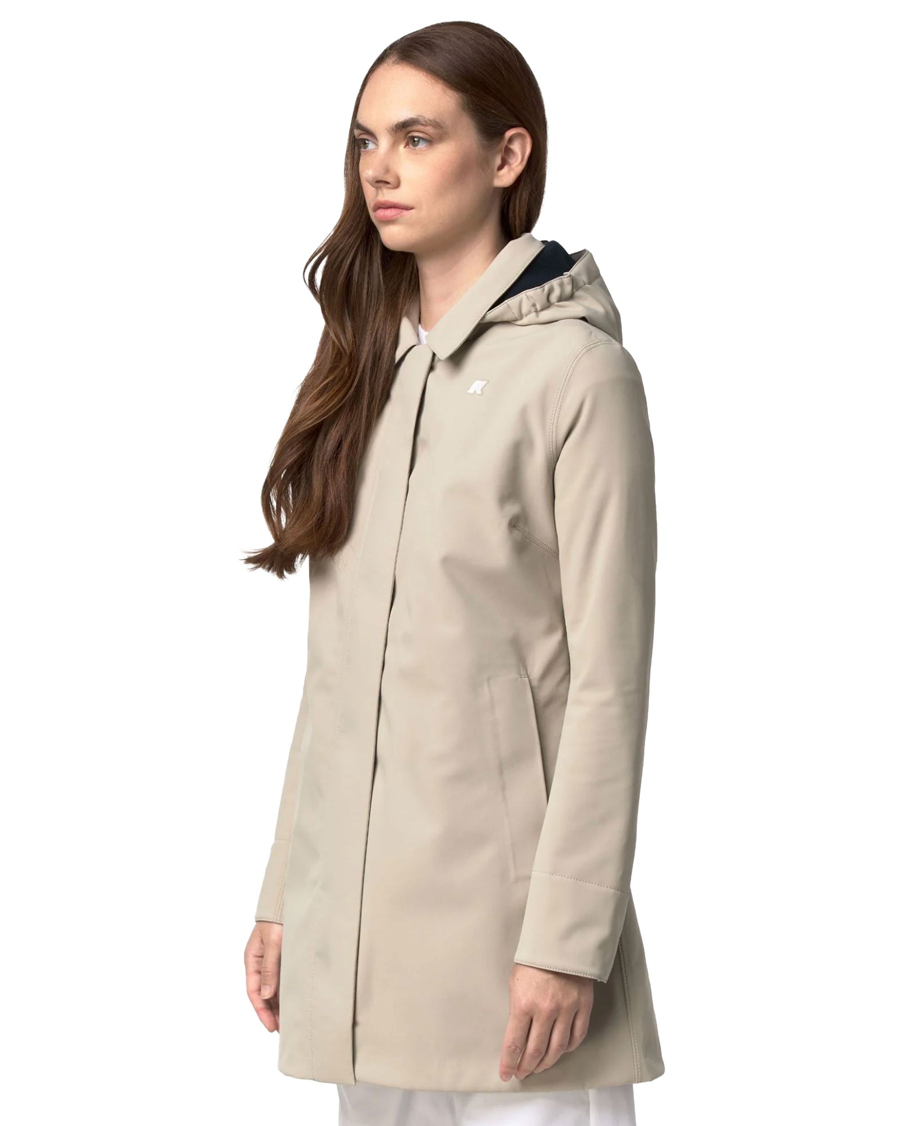 Giacca Donna K-Way Mathy Bonded Beige