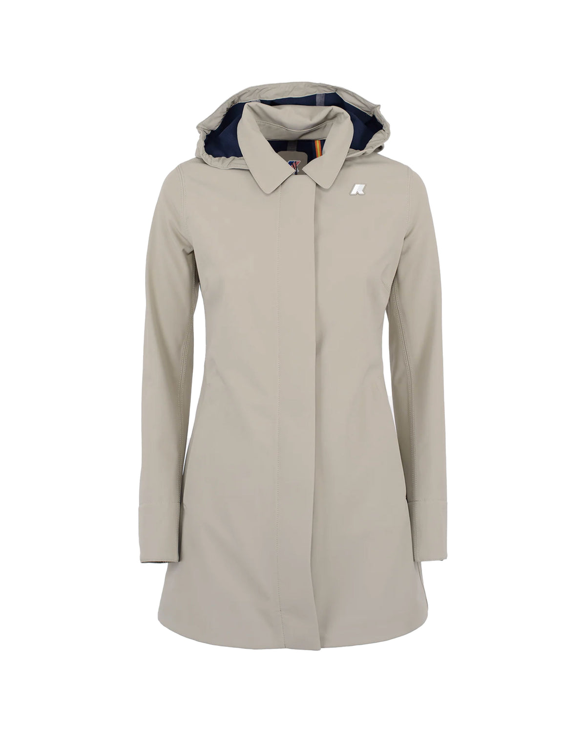 Woman's Jackets K-Way Mathy Bonded Beige
