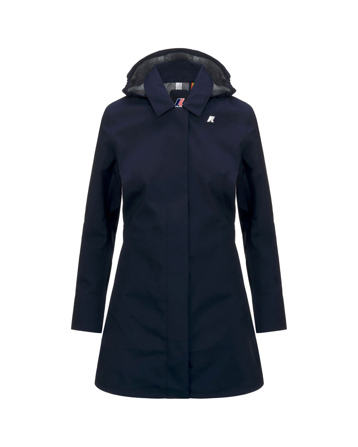 Woman's Jackets K-Way Mathy Bonded Jersey Blue