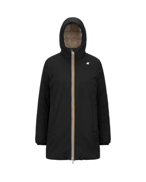 Giacca Donna K-Way Sophie St Thermo Double Nero Beige