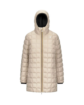 Giacca Donna K-Way Sophie St Thermo Double Nero Beige