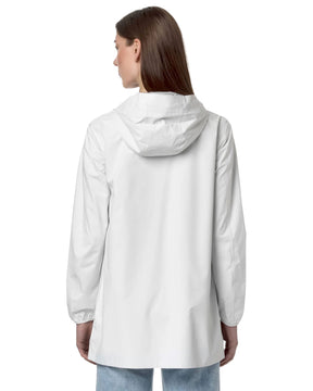 Woman's Jacket K-Way Sophie Stretch Dot White