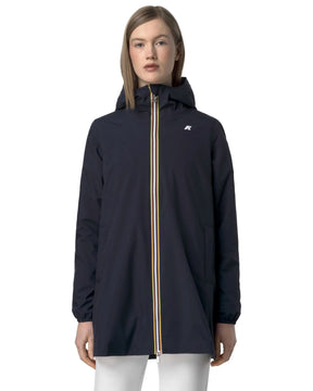 Giacca Donna K-Way Sophie Stretch Poly Jersey Blu