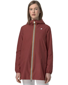 Giacca Donna K-Way Sophie Stretch Poly Jersey Bordeaux