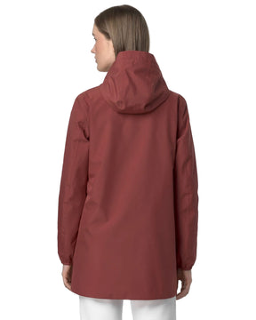 Giacca Donna K-Way Sophie Stretch Poly Jersey Bordeaux