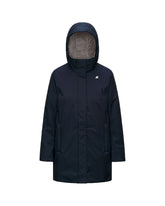 K-Way Sophie Twill Soft Beaver Women's Jacket Blue