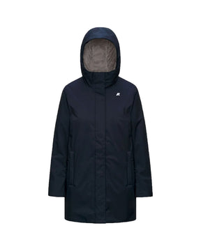 K-Way Sophie Twill Soft Beaver Women's Jacket Blue