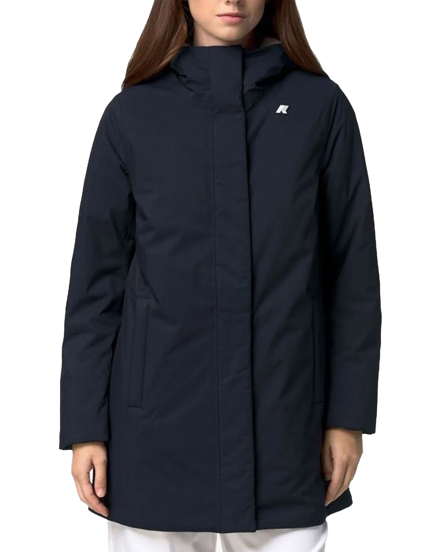 K-Way Sophie Twill Soft Beaver Women's Jacket Blue