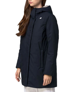 K-Way Sophie Twill Soft Beaver Women's Jacket Blue
